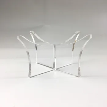 1 Piece Transparent Acrylic Ball Stand Display Holder Rack Support Base For Soccer Volleyball Basketball Football Rugby Ball
