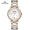 Reef Tiger/RT-reloj de lujo para mujer, pulsera de cerámica, diamante, automático, relojes de concha, reloj RGA1592 ► Foto 1/6