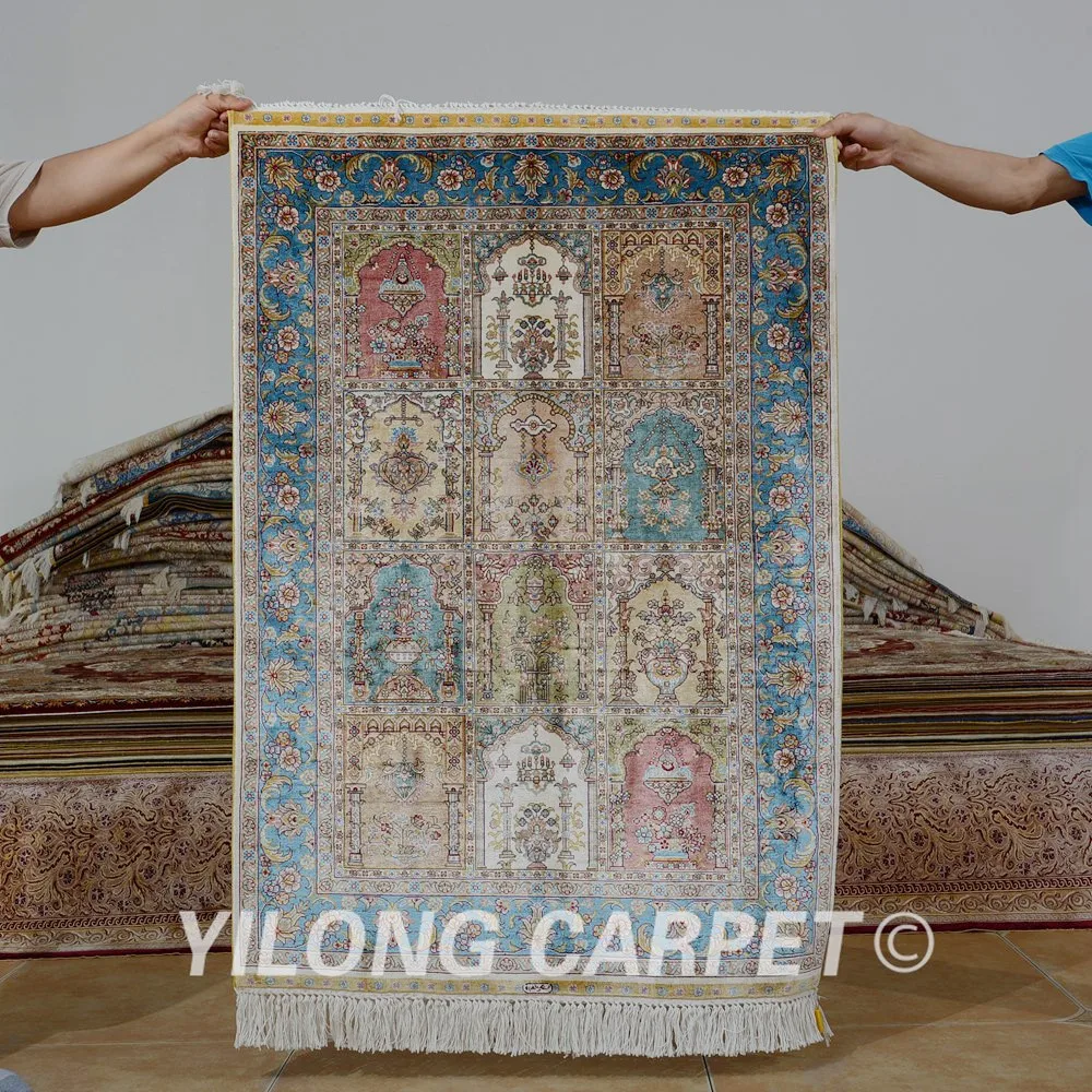Buy Yilong 2.7'x4' Persian silk carpet four season