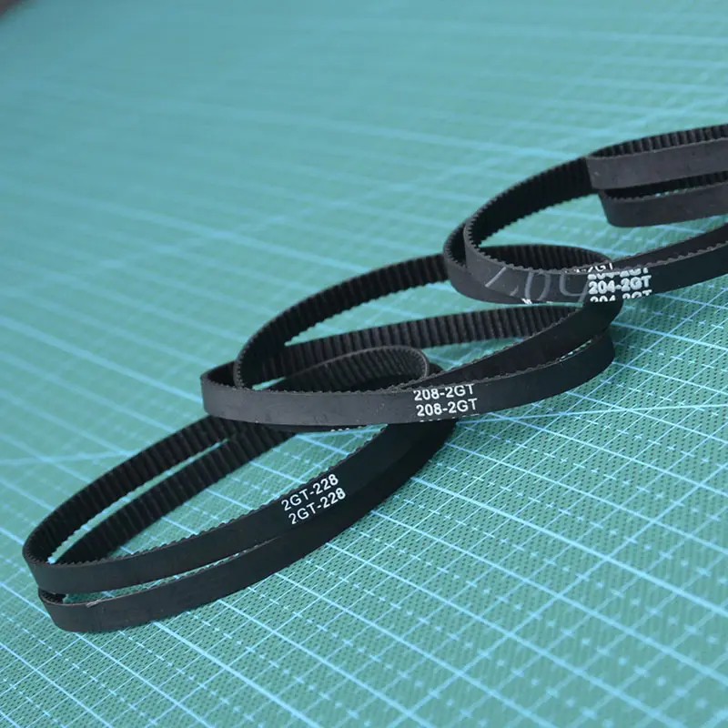 3D Printer Parts GT2 Closed Loop Timing Belt Rubber 2GT 6mm 110 112 122 158 200 280 300 400 610 852 mm Synchronous Belts Part