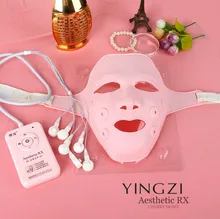 New Thin Face Mask Microseismic Massage Mask Electrode Massage adores Facial Slimmer Massager Relax Instrument Free Shipping