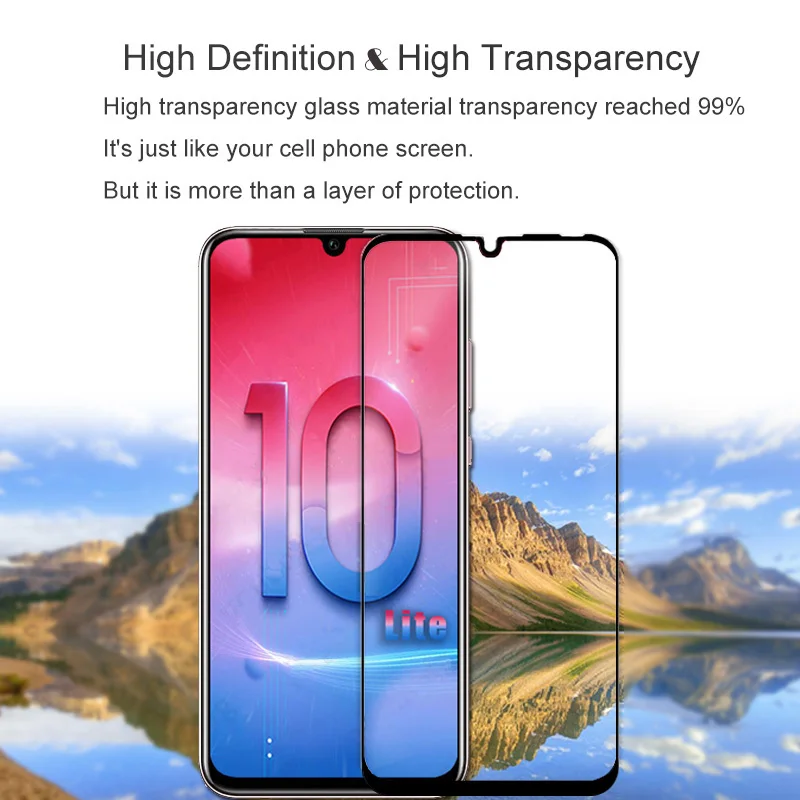 Honor10 10 Lite Защитное стекло для Honor 10 Lite закаленное стекло Защита экрана на huawei Honor 10 светильник Honer защитная пленка