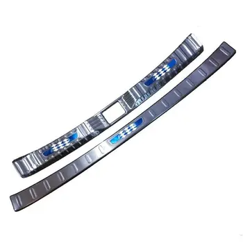 

High Quality Stainless Steel Car Rear Bumper Sill Guard Protector Trim Cover Sticker Plate For Toyota RAV4 RAV 4 2019 2020