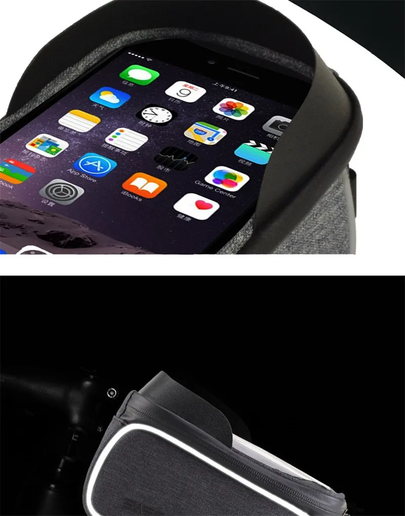 Top Basecamp Bicycle Front Top Frame Handlebar Bags Road MTB Bike Cycling Riding Bag Pannier Touch Screen Case Bicycle Accessories 5 Top Basecamp Bicycle Front Top Frame Handlebar Bags Road MTB Bike Cycling Riding Bag Pannier Touch Screen Case Bicycle Accessories 5