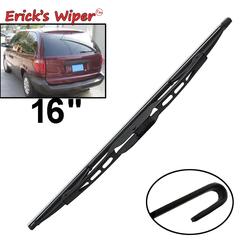 

Erick's Wiper 16" Rear Wiper Blade For Chrysler Grand Voyager 1997-2007 Windshield Windscreen Rear Window