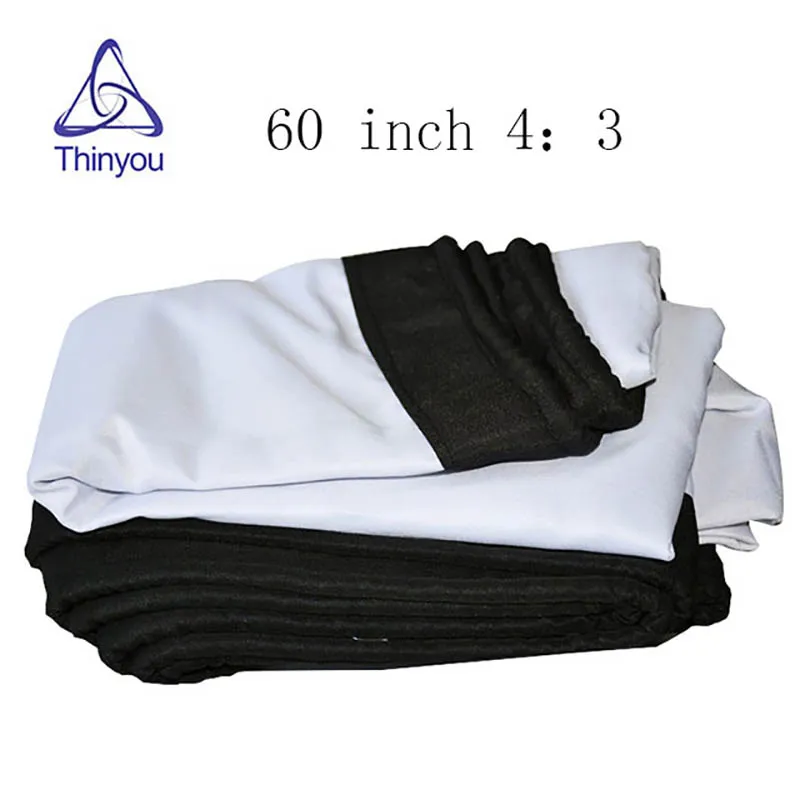 Thinyou HD Outdoor 60 Inch 4 3 font b Projector b font Screen Portable Folded Front