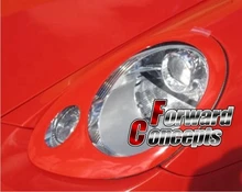 PARA 2005-2008 BOXSTER/CAYMAN 987 CAPAS de FAROL SOBRANCELHAS PÁLPEBRAS