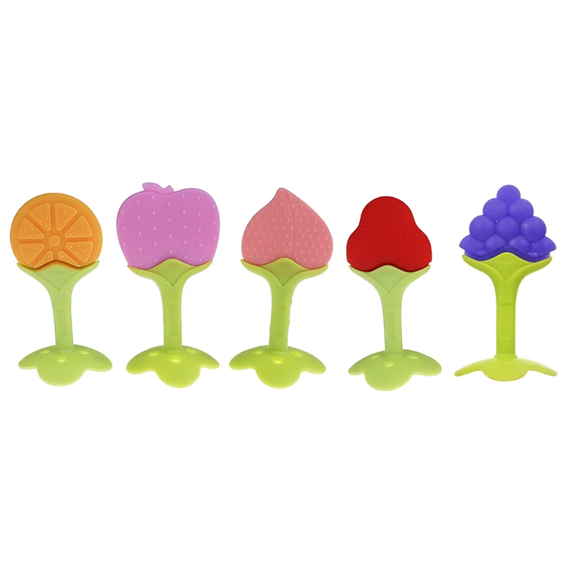 

Teething Ring Gift For Infant Baby Chewing Baby Silicone Training Toothbrush BPA Free Banana Shape Safe Toddle Teether Chew Toys