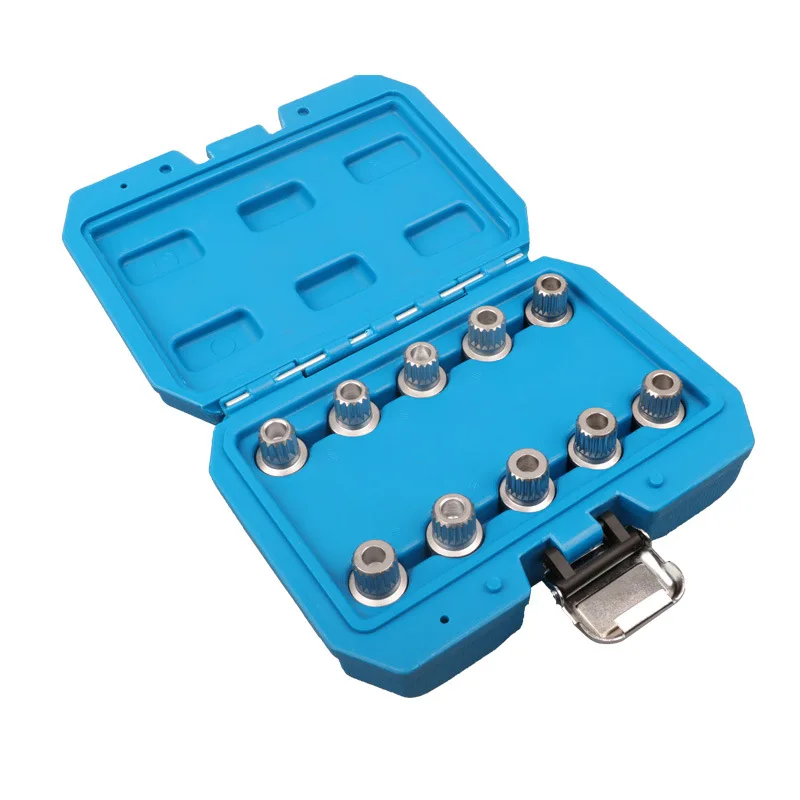 10pcs Anti Theft Screw Sleeve Removal Install Socket For B M W Wheel