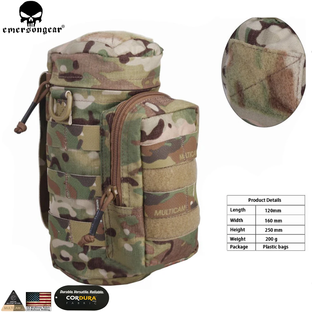 EMERSONGEAR Molle Bag Tactical Backpack  Multiple Utility Bag Hunting Combat Gear emerson Pouch Multicam Black Pouch EM9275