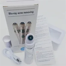Заряженный синий светильник, терапия акне, гальванические волны, ручка, красота, кожа лица, сужение пор, против морщин, инструмент для красоты