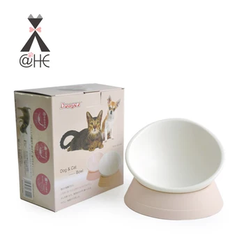 

@HE Pets Bowl Dog Cat Tilted Skid Pet Bowls At Any Angle Cat Face Flat Cat Pet Bowl Lovely Feeding Supplies For Dogs Cats Feeder