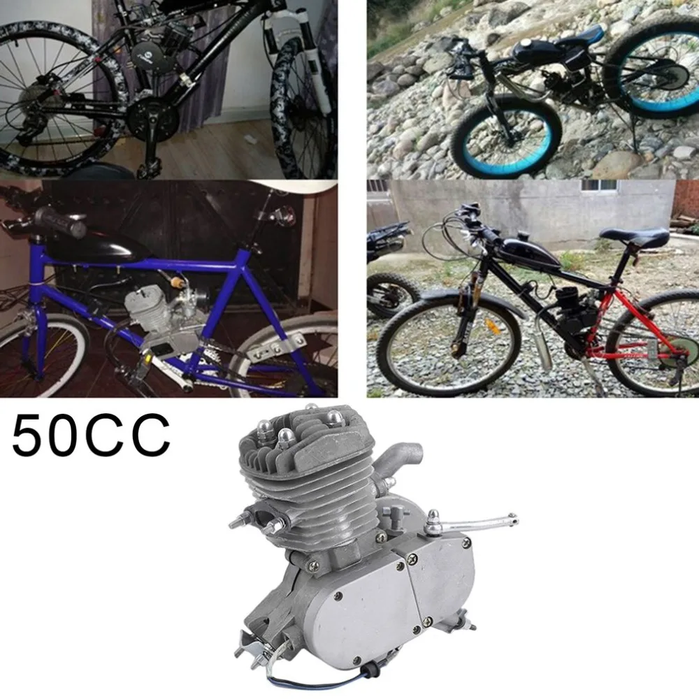 

Universal 2 Stroke 50cc Bicycle Gas Motorized Engine Bike Motor Kit Cycle Engine Complete Set DIY Bicycle Accessoriess
