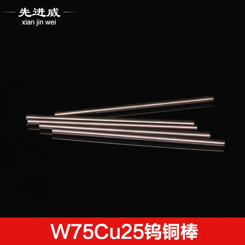 

W75Cu25,Alloy round bar, tungsten copper alloy welding electrode copper rod copper tungsten rod diameter 2- 10mm free shipping!