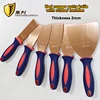 Red copper Putty Knife with rubber handles,Explosion-proof tools,Thickness 2 mm 1