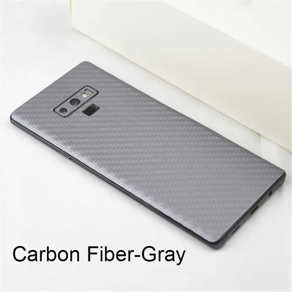 Back Cover Film For Samsung Galaxy Note 9 8 LeatherCarbon FiberWood Skins Protective Sticker For Samsung S9 S8 Plus Note 9 8 (15)