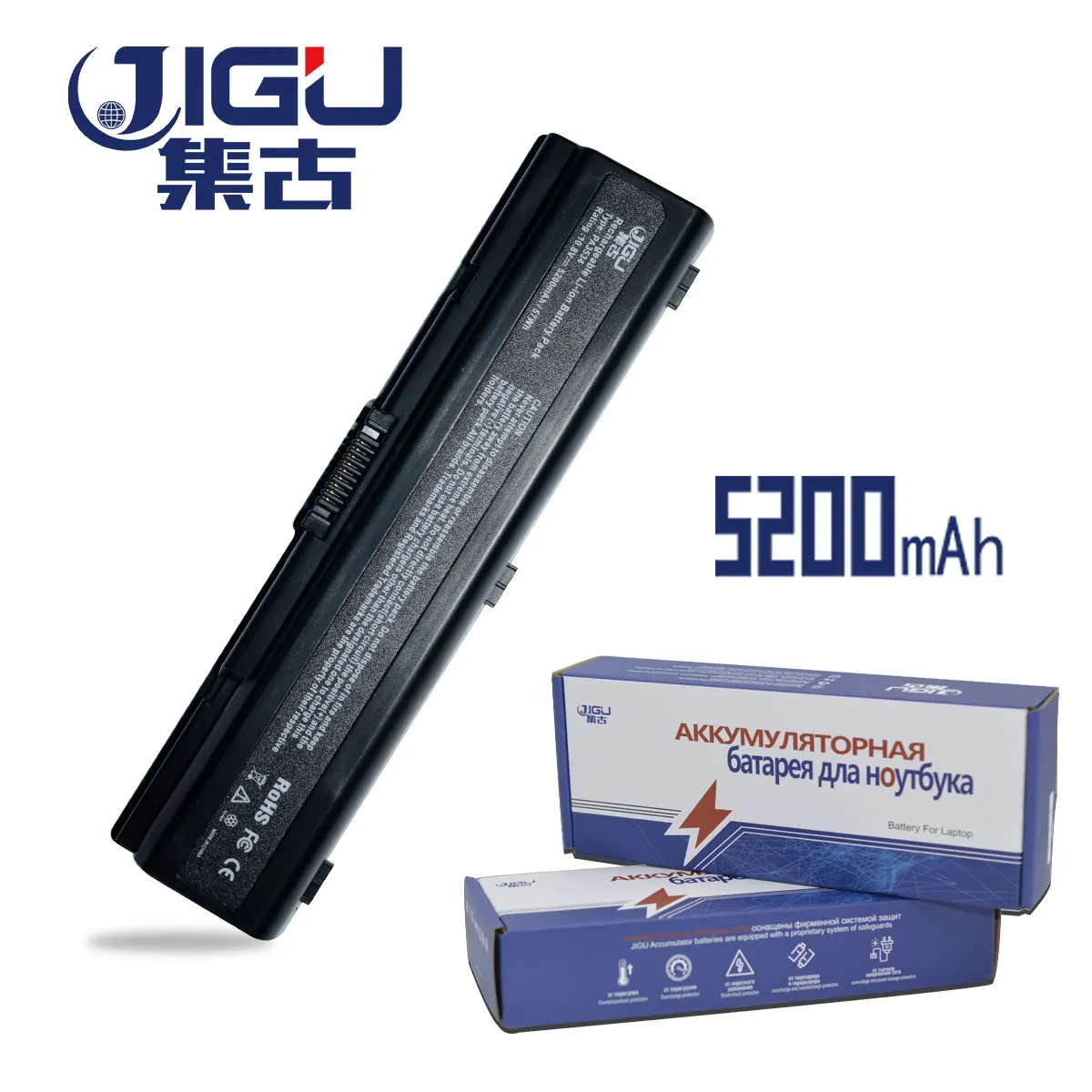 JIGU Pa3534u 1brs Батарея для Toshiba PA3533U-1BAS PA3534U-1BAS PA3534U-1BRS спутниковый A200 A205 A210 A215 L300 L450D A300 A500