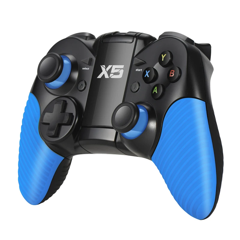 Good price X5 bluetooth 4.0 gamepad 2.4G for PS3 android ios pc games controller for phones with stand