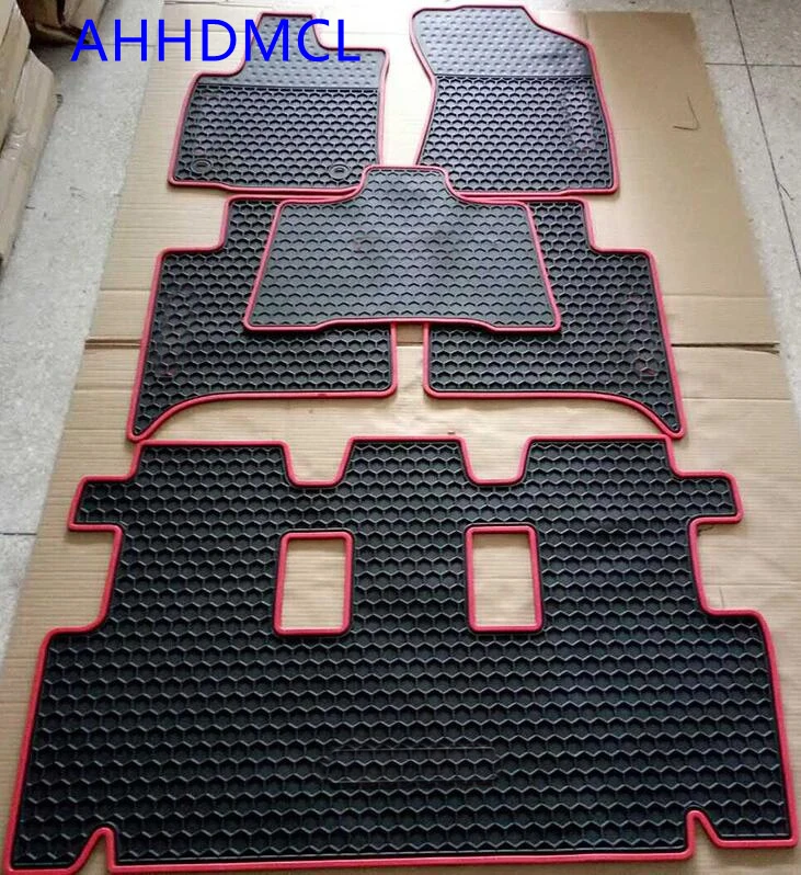 AHHDMCL Car Rubber Floor Mat Non Slip Mats Feet Rugs For Toyota