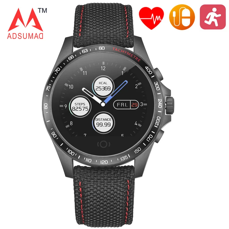 

CK23 Smart Watch Heart Rate monitor Sleep FitnessTracker IP67 Waterproof Smart Bracelet Sport bracelet wristband CANVAS strap