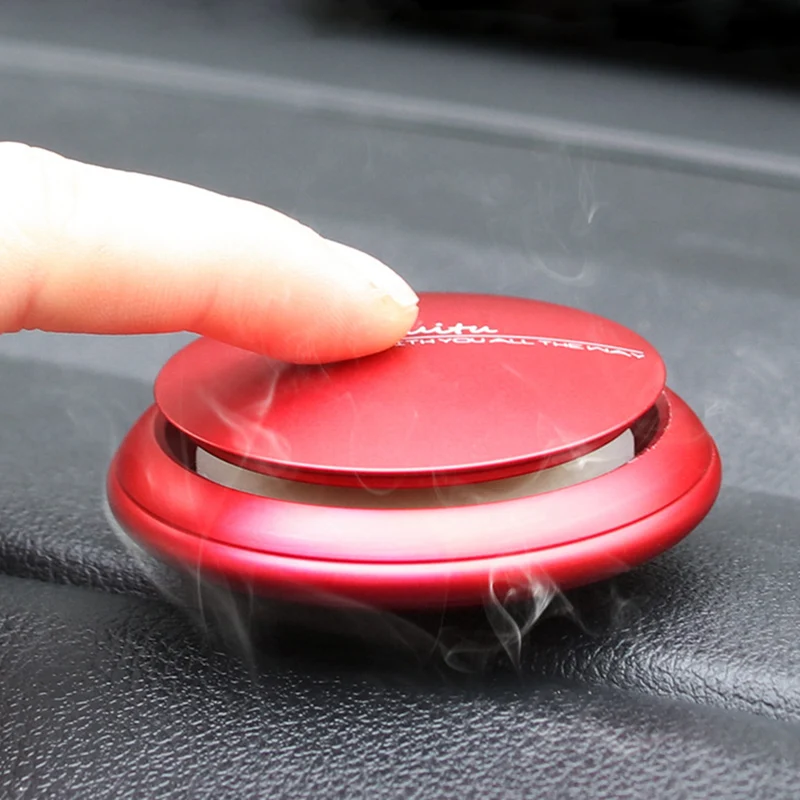 

Alloy UFO Car Dashboard Perfume Seat Air Freshener Solid Balm Auto Aromatherapy Diffuser Air Purifier Interior Car Accessories