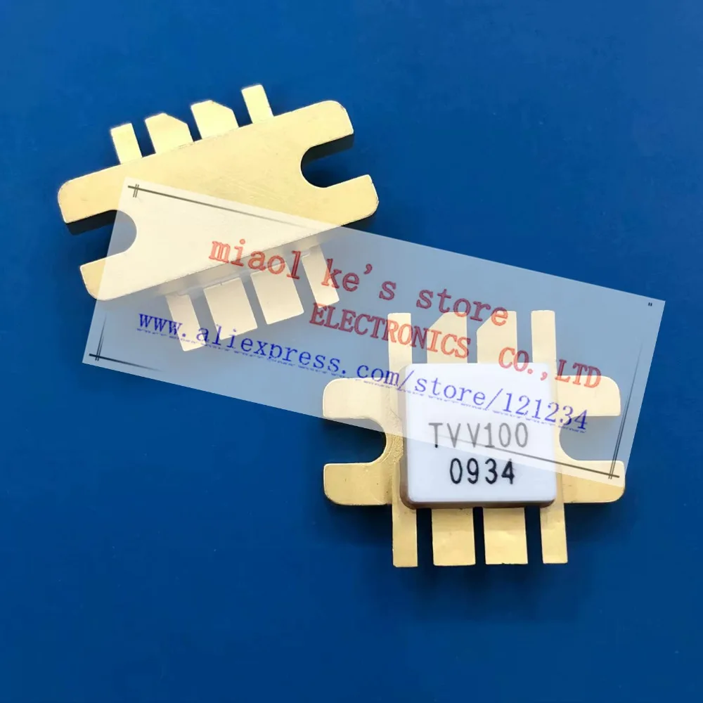 100%Original: TVV100 tvv100 [ 16A 65V 100W 11dB 225MHz PACKAGE STYLE .400 8L FLG ] High-quality original Transistor