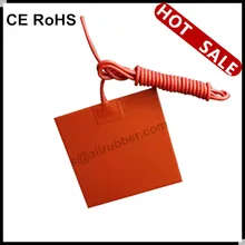 ; 12 V 160 W 150X150 мм, силиконовая резина подогреватель Кровать, 3 м ленты и 100 к термистор