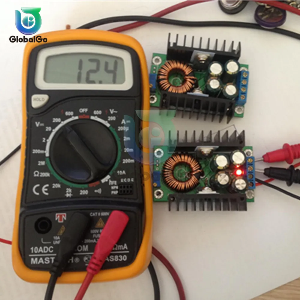 Регулятор напряжения понижающий 12A 300 Вт 7-40 В до 1,2-35 В постоянного тока модуль питания преобразователь трансформатора