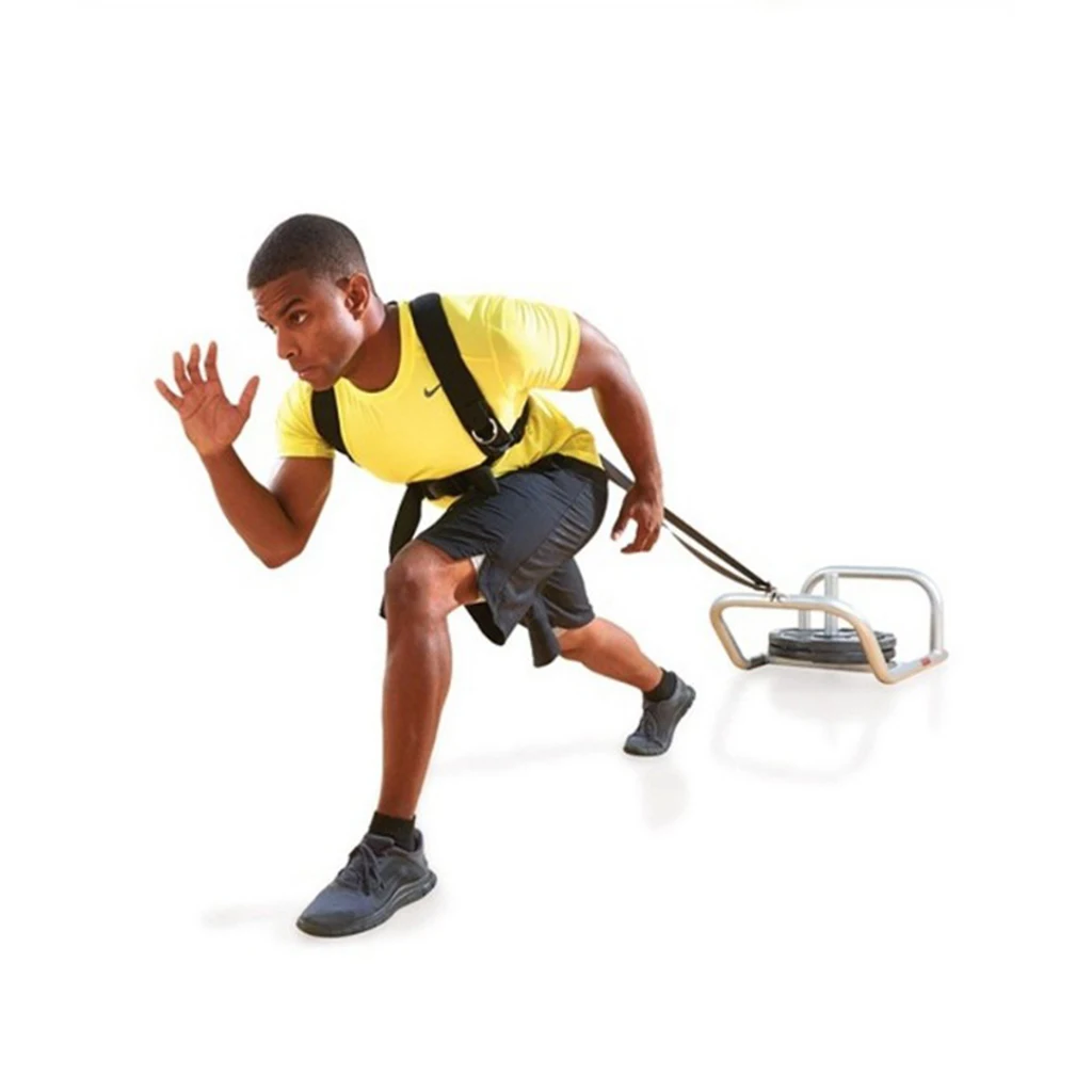 

2x Sled Harness Vest & Pulling Strap Belt for Strength Speed Training - Multi Purpose & Sturdy