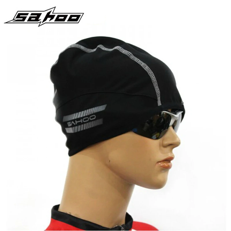 Black Windproof Helmet Cap SAHOO Skull Caps Outdoor Sport Skiing