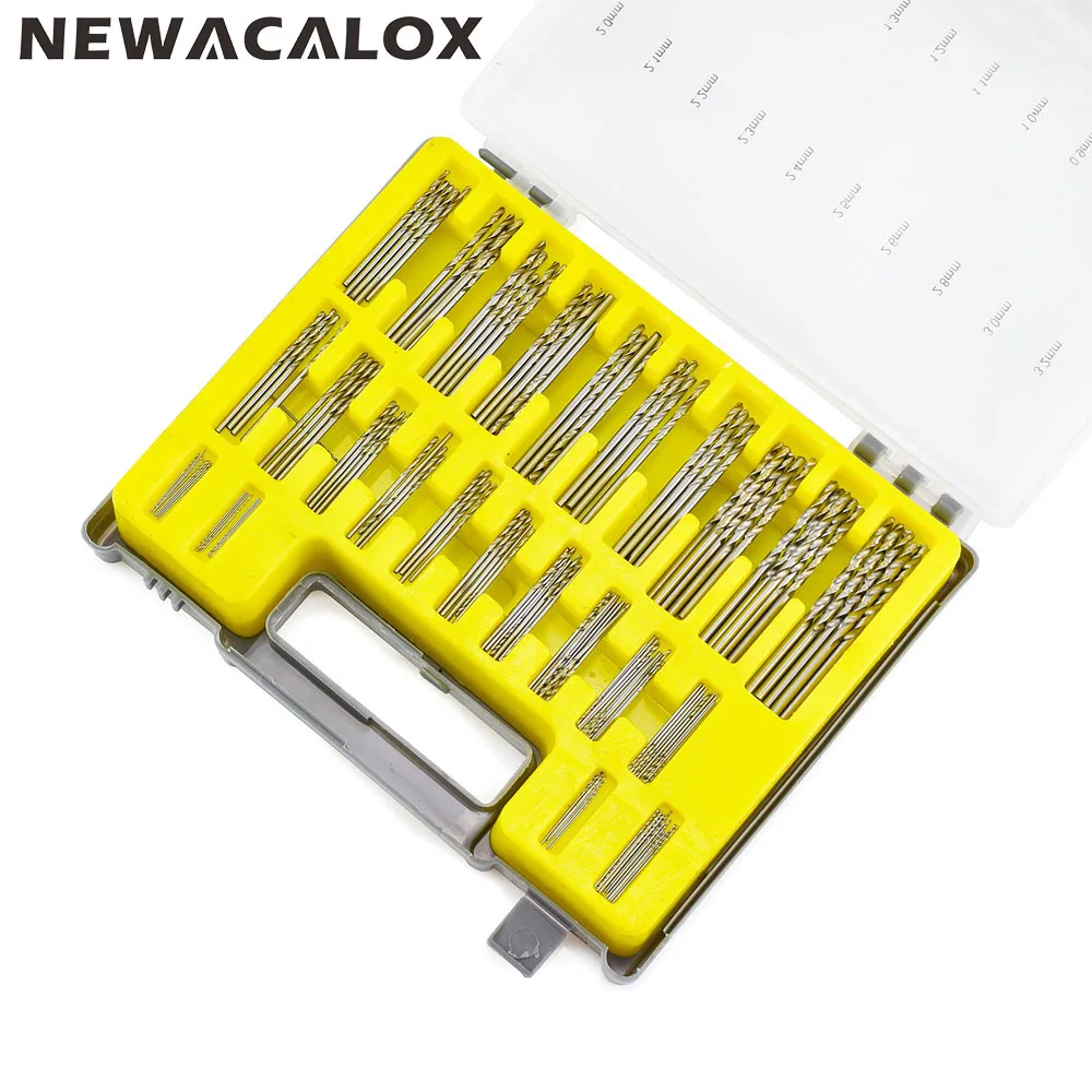 

150pcs/set 24 Sizes High Speed Steel HSS Mini Micro Precision Drill Bit Twist Kits Set with Case 0.4-3.2mm