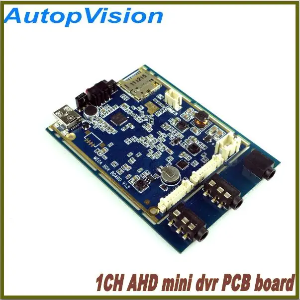 2017 Новый 720P в реальном времени 1CH AHD Мини DVR PCB плата 30fps поддержка 128 ГБ sd карта