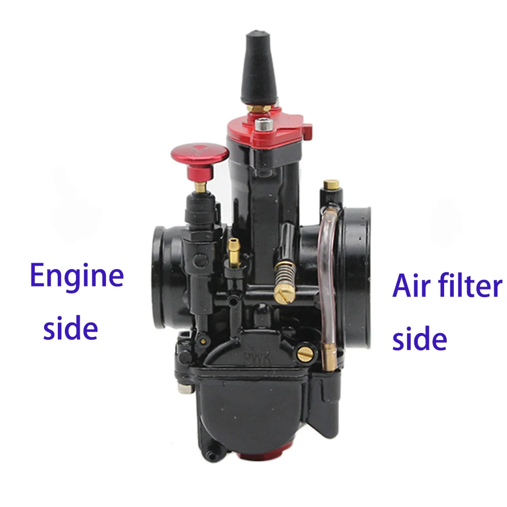 Baratos ZSDTRP a estrenar 21 24 26 28 30 32 34 mm parte del motor de la motocicleta carburador mizuni PWK carburador con Jet de potencia moto de tierra ATV