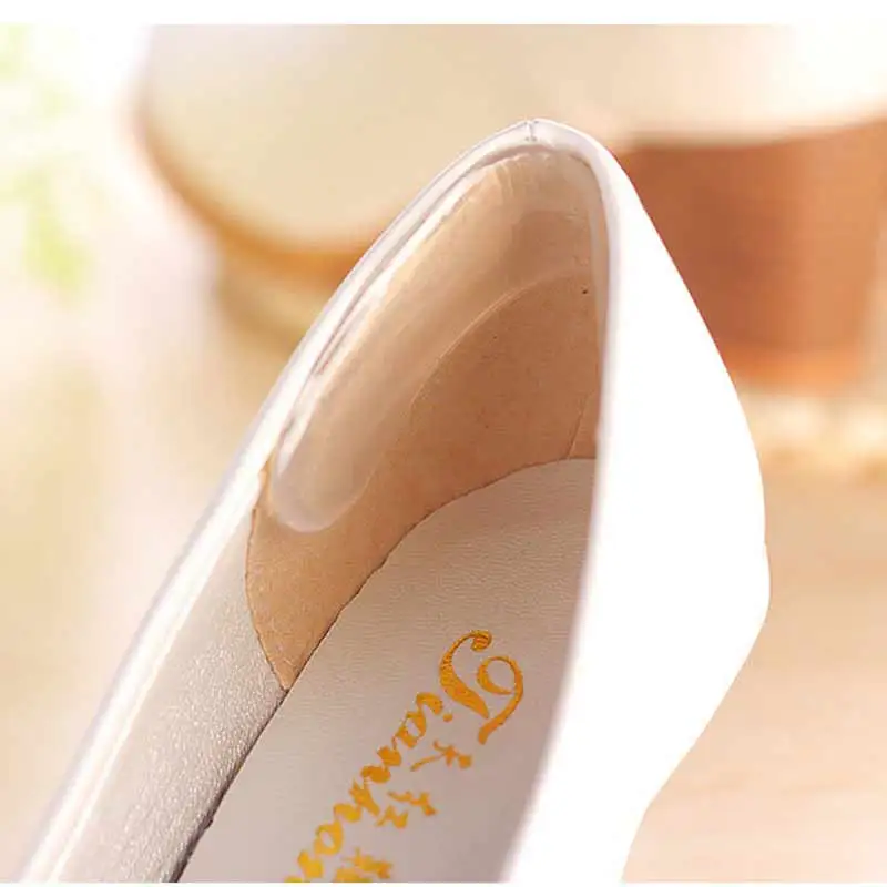 Vopregezi 3pair Silicone Insoles Orthopedic Mat for Heels Anti-Slip Gel Pad for Foot Care Heel Support Protector Cushion Pads