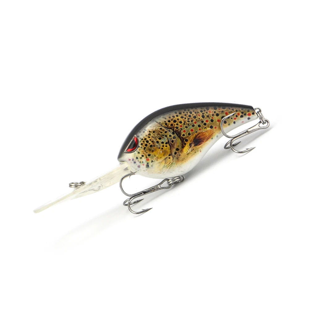 

76mm 28g ABS hard plastic fishing lure deep diver crank bait saltwater lure