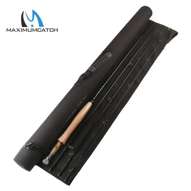 Cheap Maximumcatch  10FT 4WT Nymph Fly Fishing Rod IM12 Graphite Carbon Fiber 4wt Nymph Fly Rod