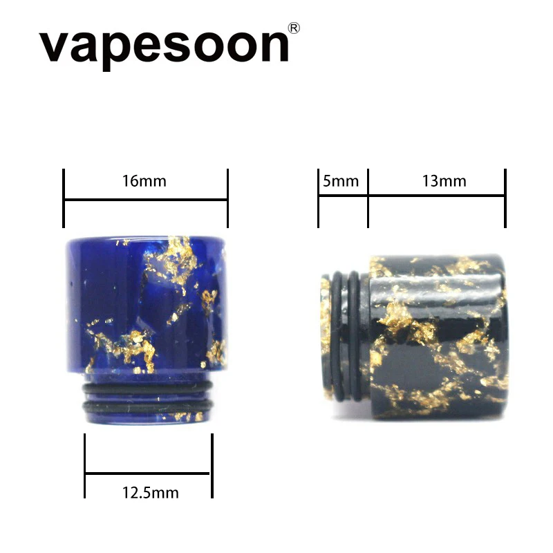 Подлинный капельный наконечник VapeSoon 810 из смолы для TFV12 Prince TFV8 BIG Детская палочка V8