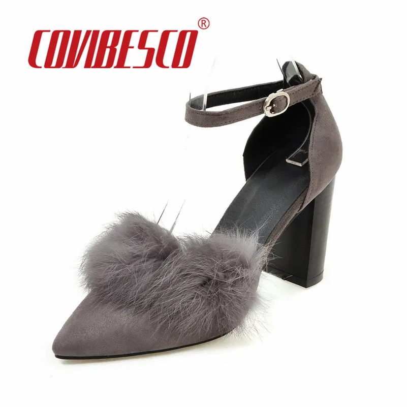 

COVIBESCO Big size 34-43 Women Pumps Shimmery Belt Mary Jane Party Wedding Shoes Woman Ankle Strap High Heels Platforms Pumps