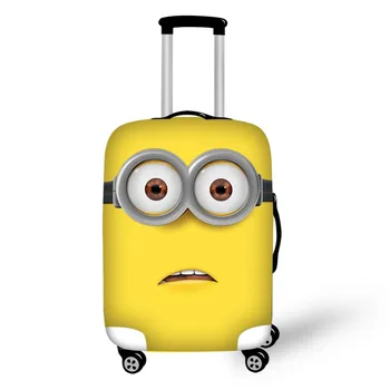 

Despicable Me design Luggage Protective Cover For 18-32 inch Case Minions Suitcase Cover With Zipper Thick Elastic cover