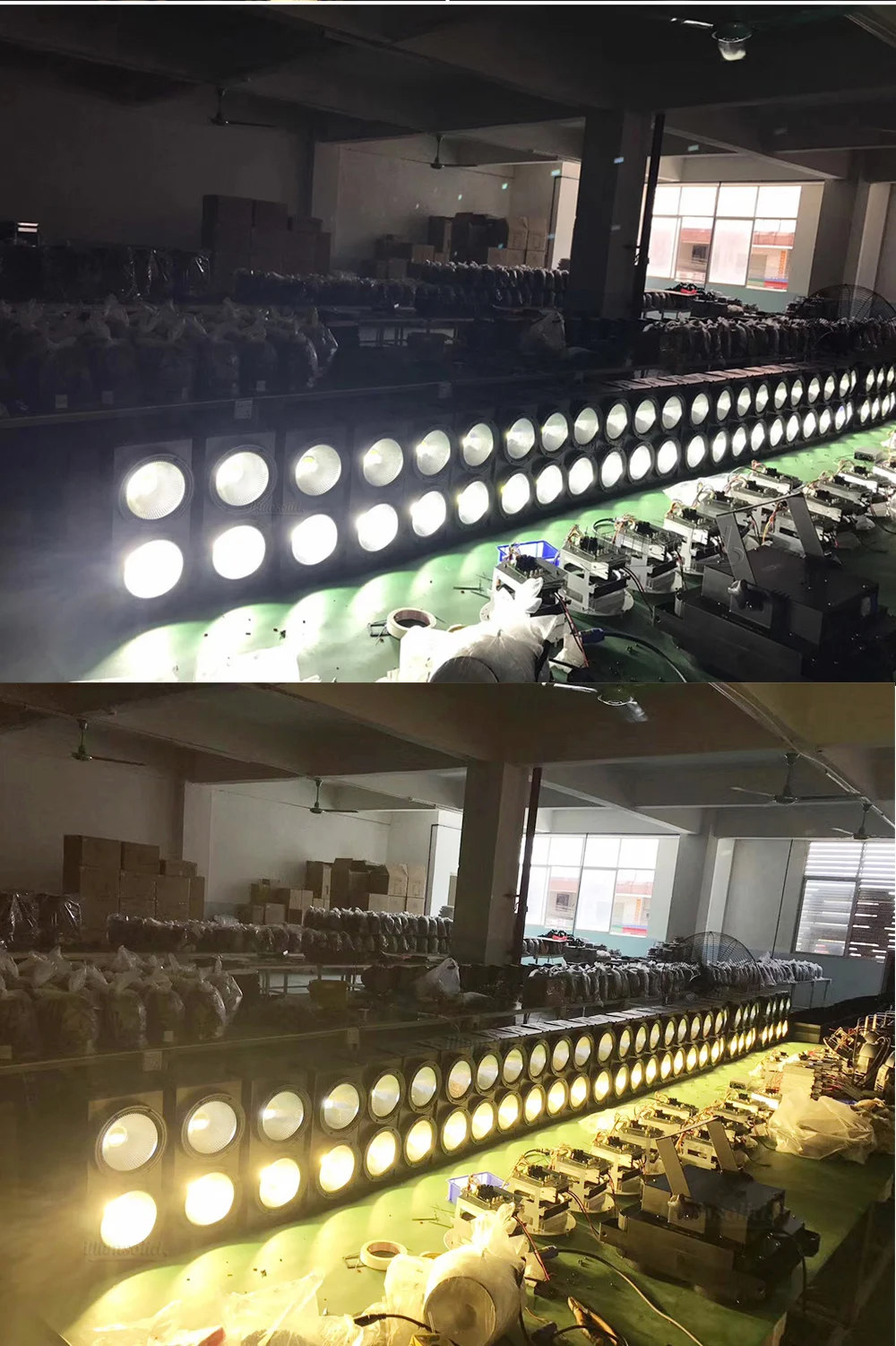 2x100 Вт COB DMX сценическое освещение Led Blinder/теплый белый Dmx сценическое ТВ студия церковная