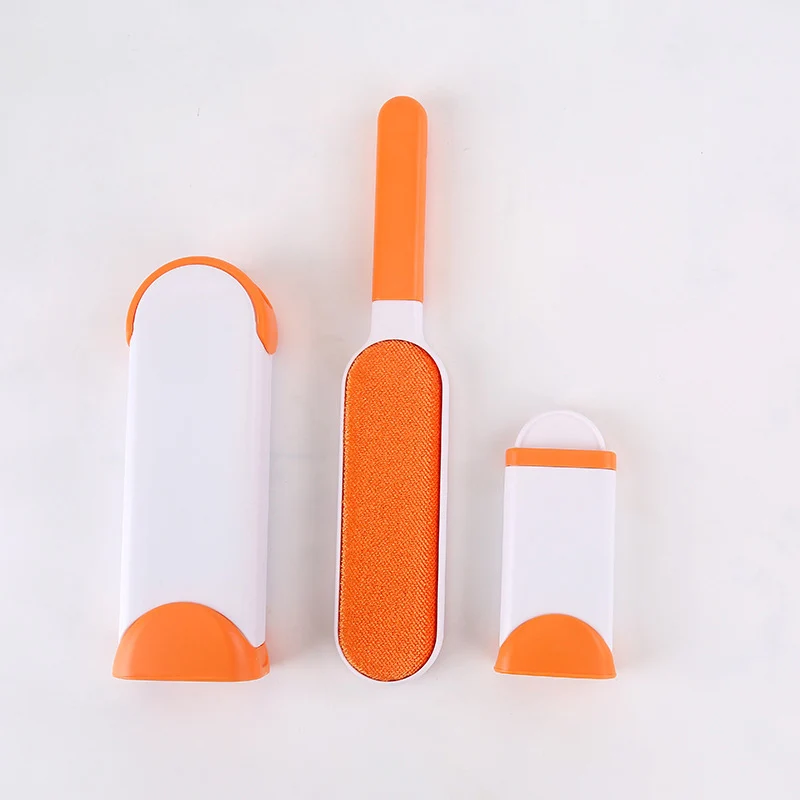 orange 3 шт./компл. ПЭТ кисточка для удаления волос быстрое средство для снятия макияжа Одежда щетка собачья паста для волос устройство Чистящая щётка для домашних животных косметичка - Цвет: orange