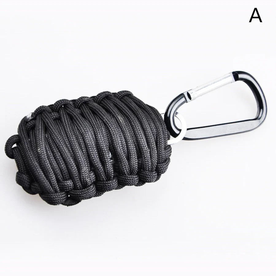 EDC передач инструменты для карабинов 550 Paracord Открытый комплект выживания для кемпинга рыбалка комплект и острый глаз нож