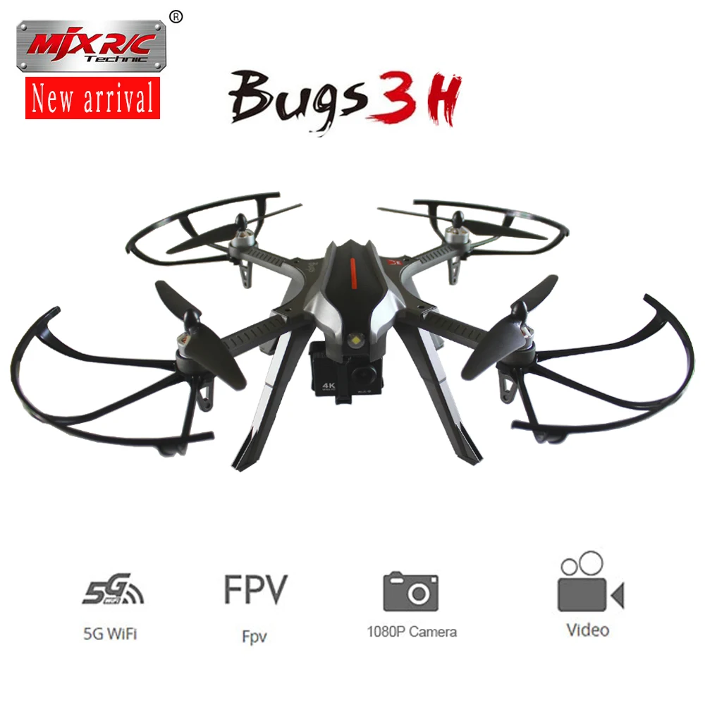 MJX ошибки 3 H B3H вертолет безщеточный Радиоуправляемый Дрон с H9R 4 К FPV Камера Quadcopter