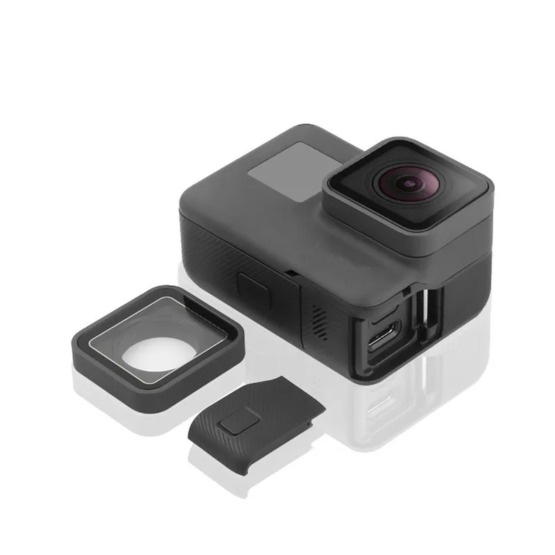 

Replacement Side Door USB-C HDMI Port Side Cover Repair Part + Protective Lens for GoPro Hero 7 (2018) 6 5 For Action Camera