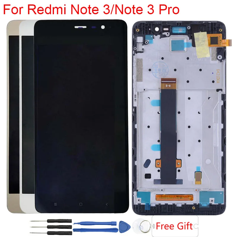 

150mm Original Redmi Note 3 LCD For Xiaomi Redmi Note 3 Pro Display Frame Module Touch Screen Assembly Replacement LCD Screen