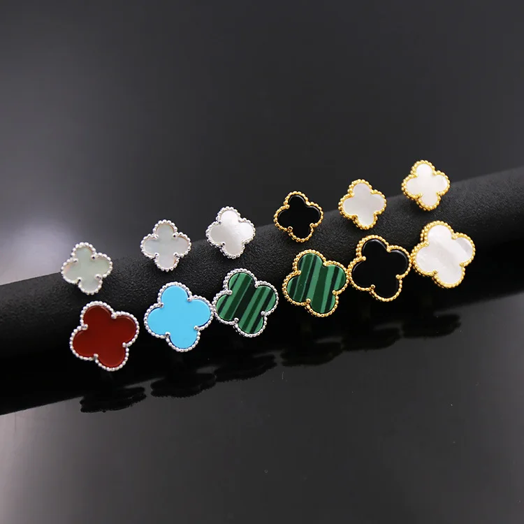 Новая классика мода bague femme цветные камни большие и малые 2 цветок кольца bijoux медь