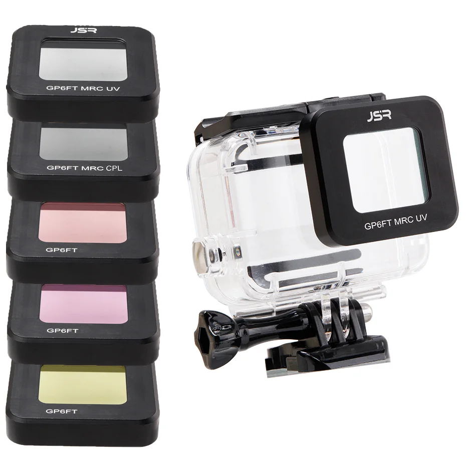 

Diving Camera Filter UV/CPL/Red/Yellow/Magenta Filters On Waterproof Case For GoPro Hero 5 6 7 Action Camera Housing Accessories