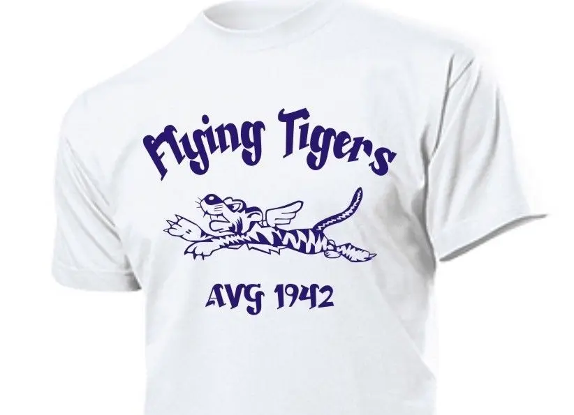 Подробные сведения футболка Летающие тигры AVG Китай 1942 летчиков Airforce USAAF USN USMC WK2 Gr