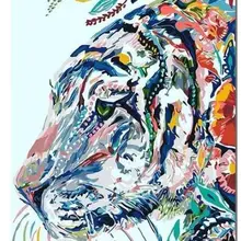 6009 Gipsy хипстер тигр-краска комплекты номеров для взрослых DIY