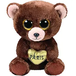 Ty Beanie Boos 6 "15 см Дарси Париж коричневый медведь ллама Сова собака лиса плюшевая обычная мягкая с большими глазами мягкая коллекция животных
